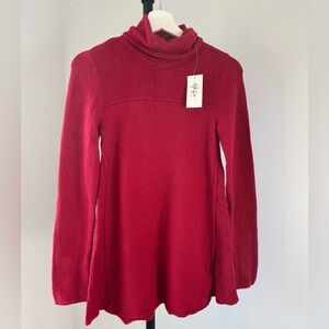 Style & Co. Rich Red Cowl Neck Sweater